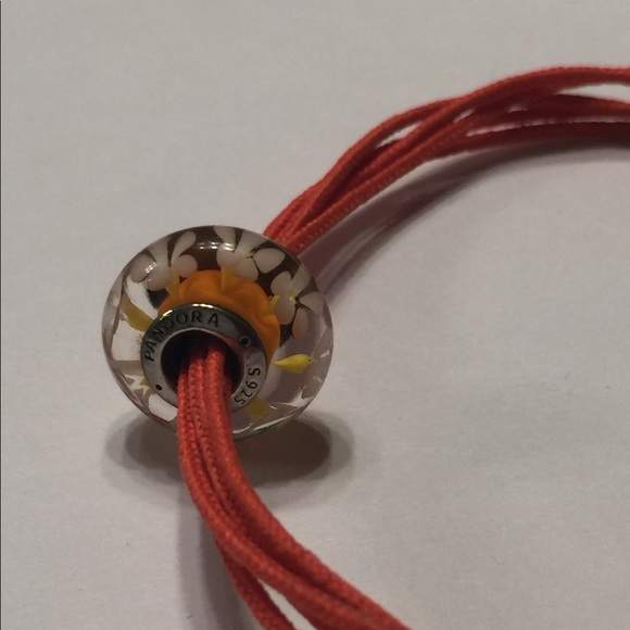 Today Sale !! Orange Muti-Strand Cord Bracelet - Picture 3 of 6